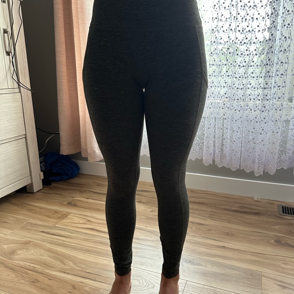 Women's green/gray Leggings